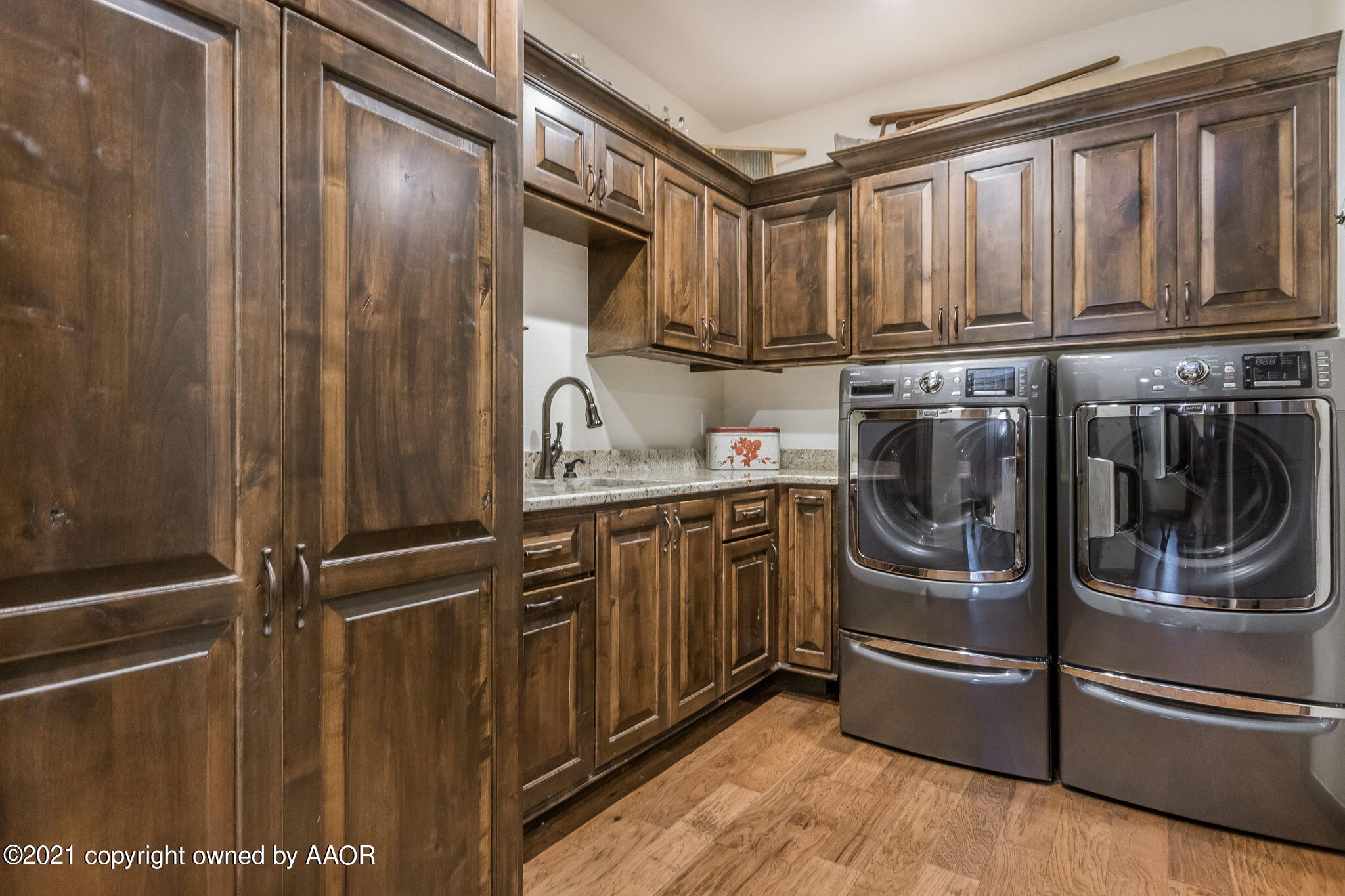 17500 Spring Lake Drive Canyon, TX 79015 - Photo 15 of 49 a kitchen with stainless steel appliances granite countertop a refrigerator and cabinets