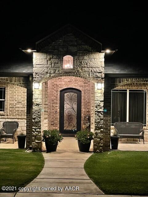 17500 Spring Lake Drive Canyon, TX 79015 - Photo 47 of 49 a front view of a house with a yard