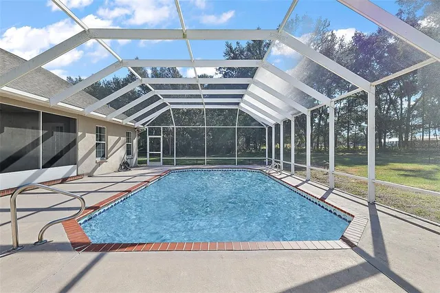 a view of a house with a patio