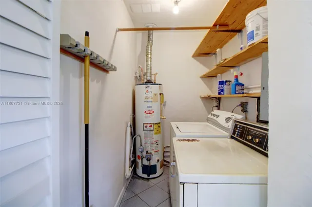 a view of storage and utility room with racks on the wall