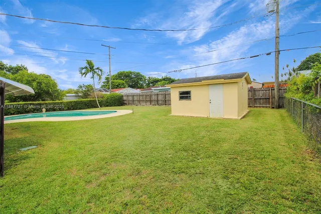 a view of a house with a swimming pool