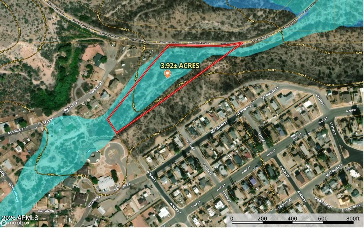 Xxx South Broadway Road Clarkdale, AZ 86324 - Photo 8 of 17 Parcel 2+contours (3.92± acres)