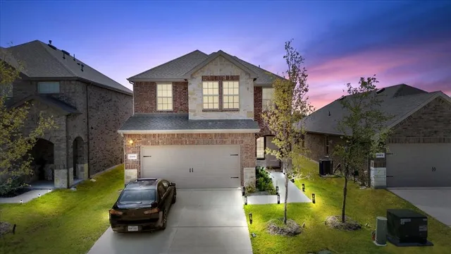 a front view of a house with swimming pool