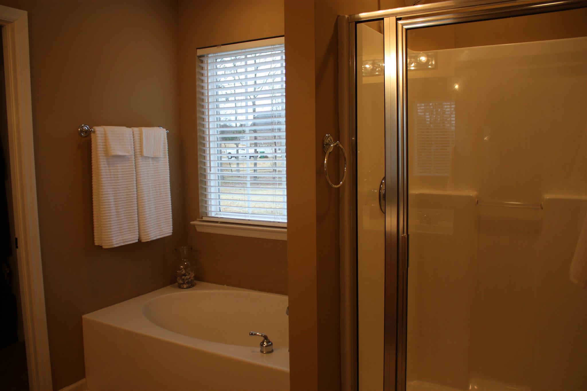 776 Cedar Grove Road Lebanon, TN 37087 - Photo 14 of 24 a bathroom with a bathtub and a shower