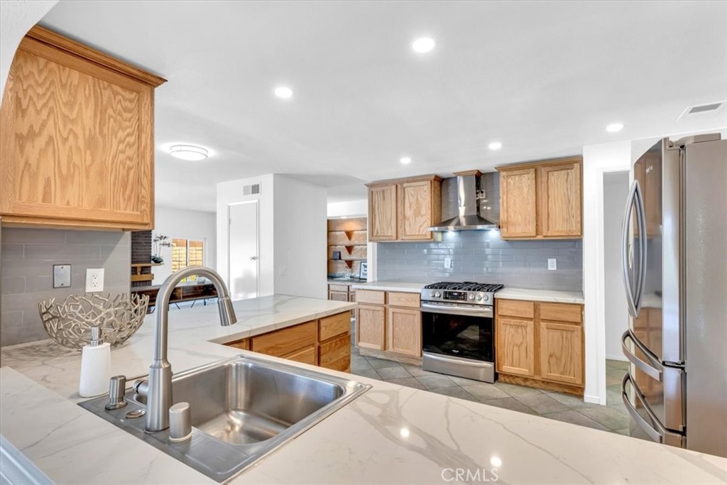 3315 Hawkwood Road Diamond Bar, CA 91765 - Photo 13 of 64 Kitchen is open to den and bonus room