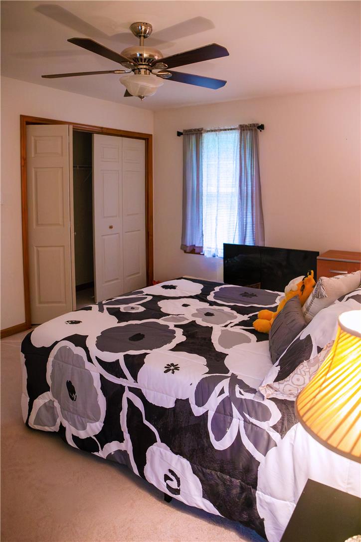 50 Anthony's Road White Haven, PA 18661 - Photo 32 of 57 a bedroom with a bed and a window