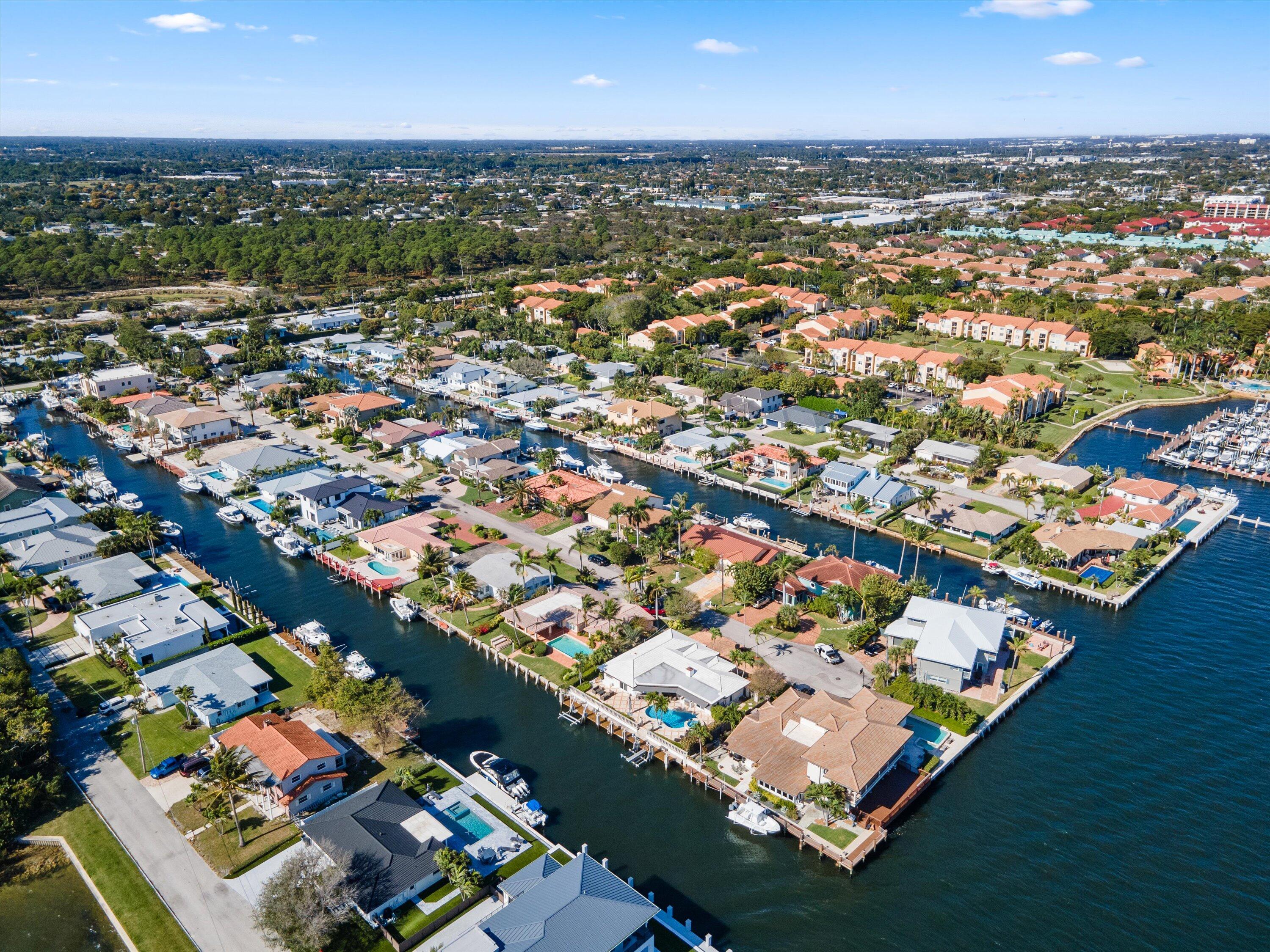 161 Neptune Drive Hypoluxo, FL 33462 - Photo 28 of 31 161 Neptune Aerial Hypoluxo