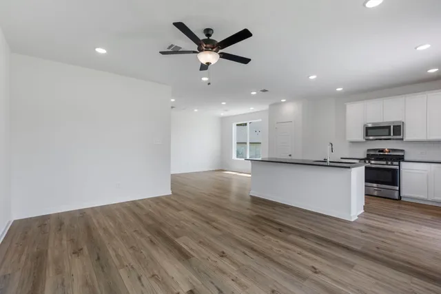 wooden floor in an empty room with wooden floor