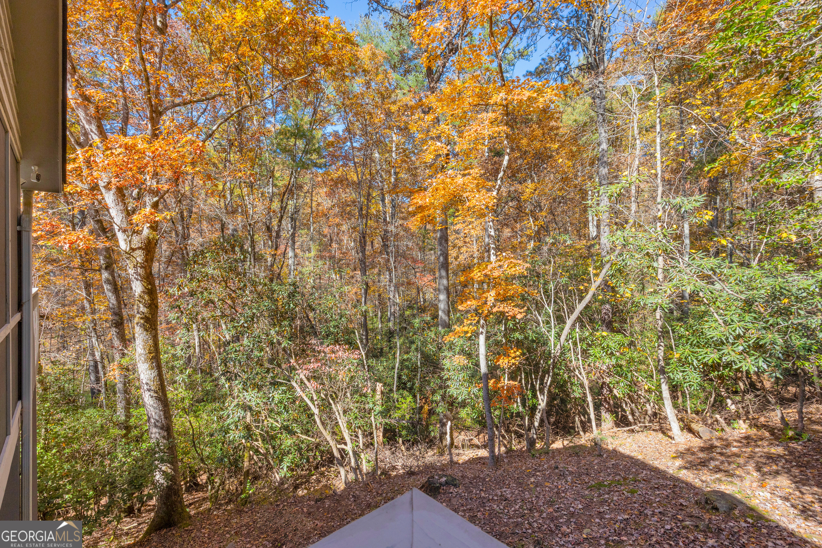 222 Blue Ridge Drive Sautee Nacoochee, GA 30571 - Photo 84 of 106 a view of a yard with plants and wooden fence