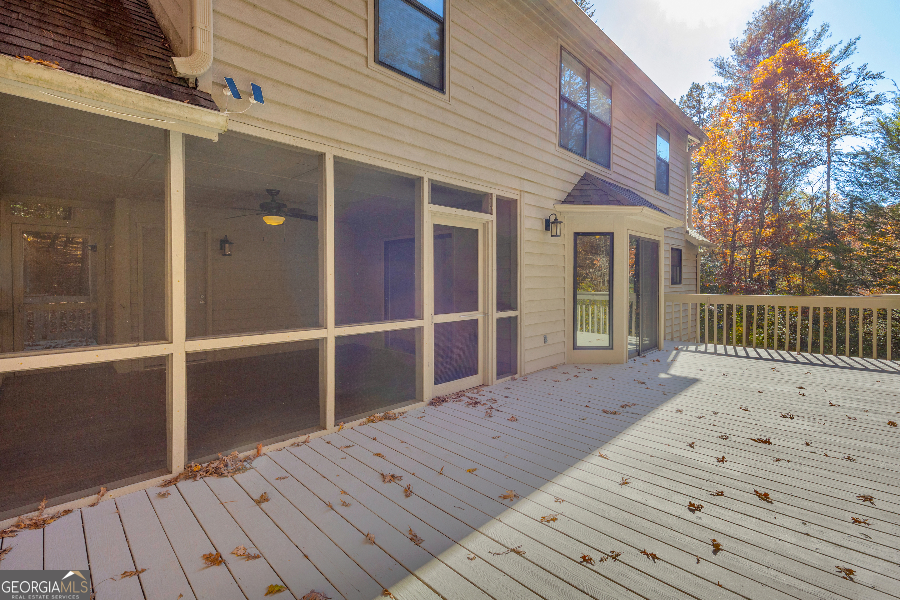 222 Blue Ridge Drive Sautee Nacoochee, GA 30571 - Photo 87 of 106 a view of a house with a wooden deck
