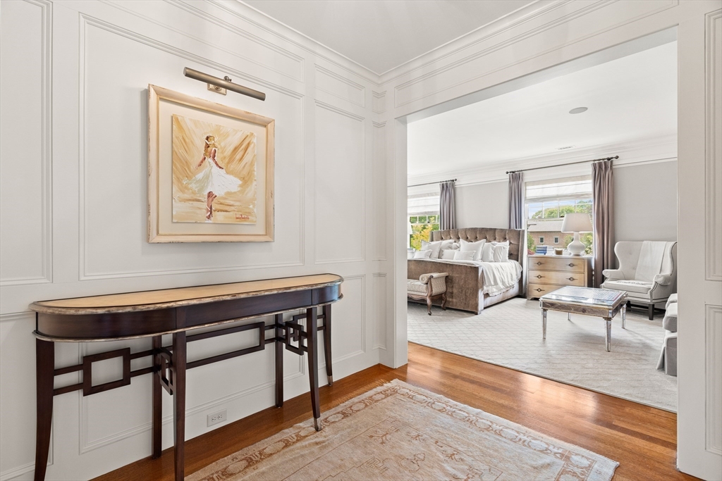 4 Cobb Avenue Manchester, MA 01944 - Photo 17 of 41 a living room with furniture and a wooden floor