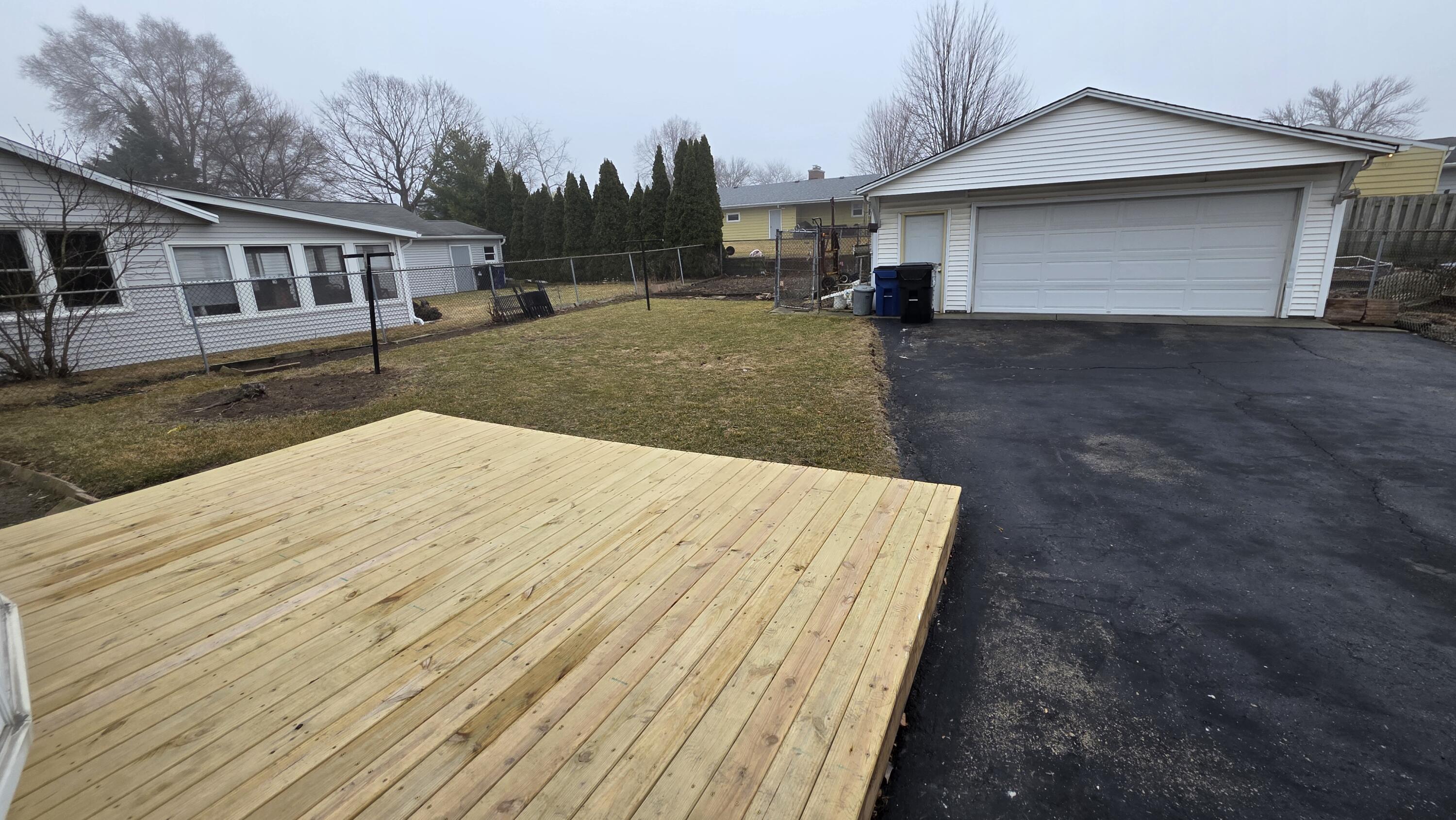 5509 Hilldale Drive Racine, WI 53406 - Photo 20 of 29 Fully fenced yard with dog kennel and garden area