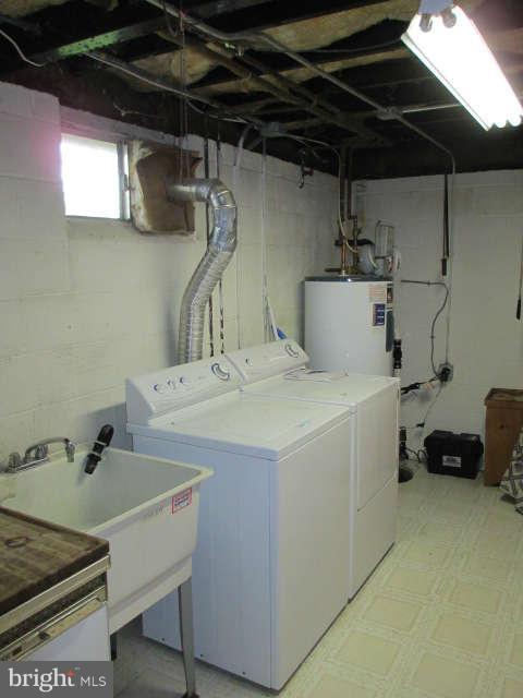 7301 Gunpowder Road Baltimore, MD 21220 - Photo 18 of 29 a utility room with dryer and washer