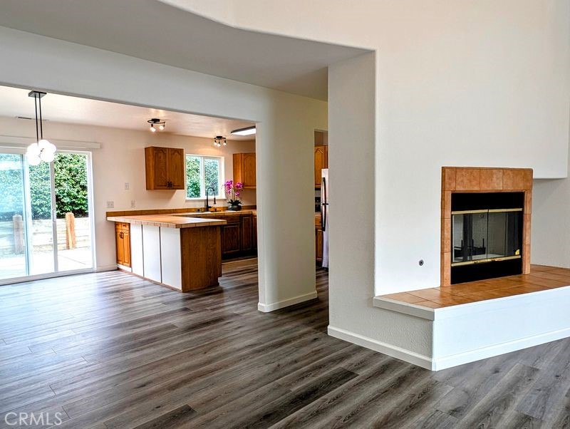 5377 Lancaster Road Lakeport, CA 95453 - Photo 9 of 20 a view of kitchen with cabinets and outdoor space