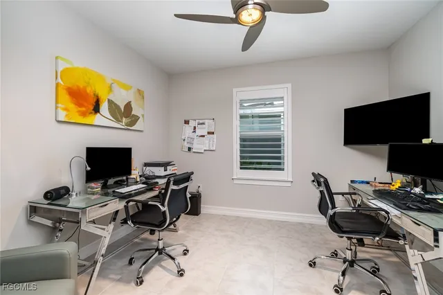 a view of a workspace with a window