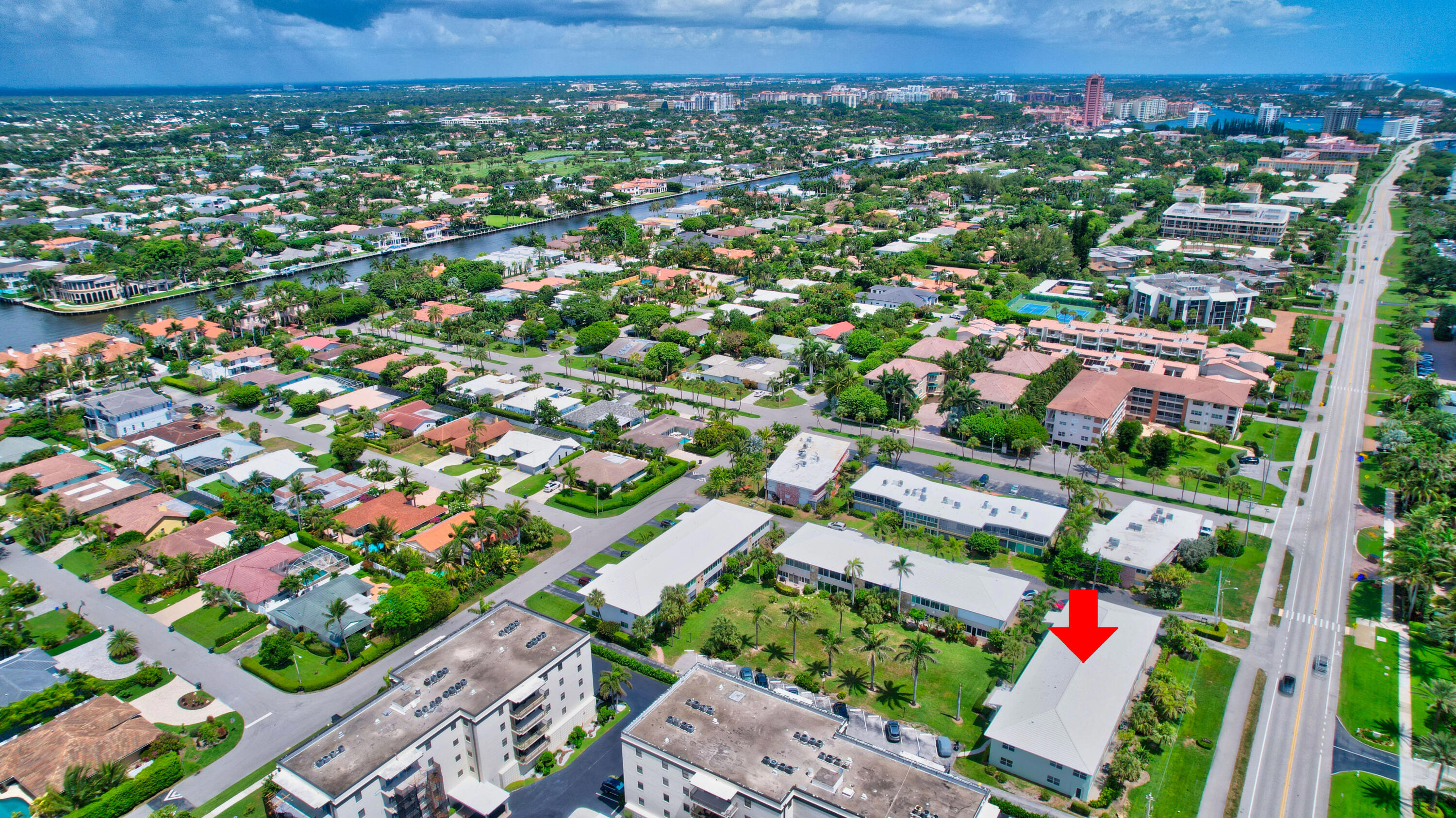 2561 South Ocean Boulevard, Unit 3 Boca Raton, FL 33432 - Photo 41 of 47 Aerial View NW