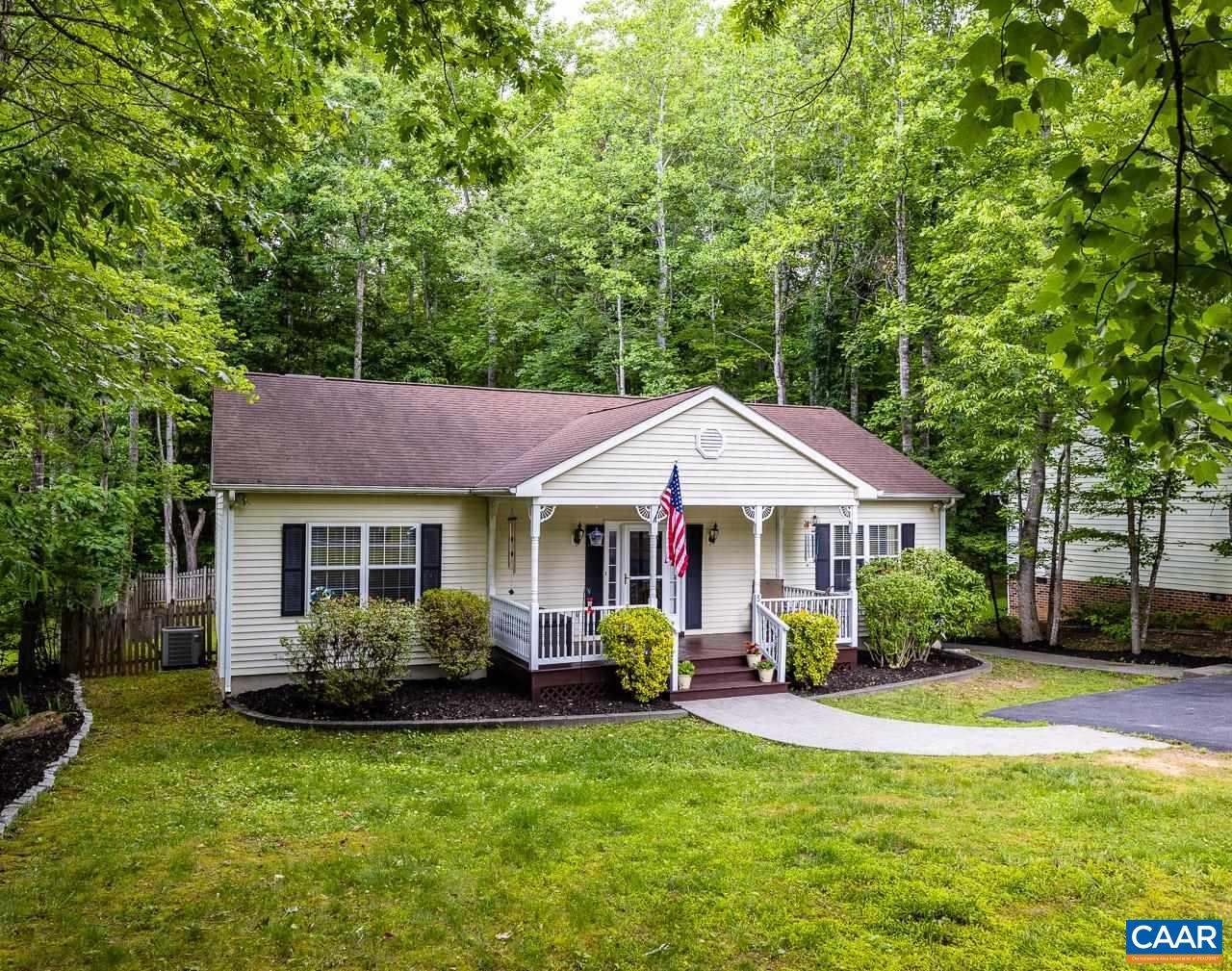 5 Tanglewood Road Palmyra, VA 22963 - Photo 17 of 17 a view of a house with a yard potted plants and a large tree