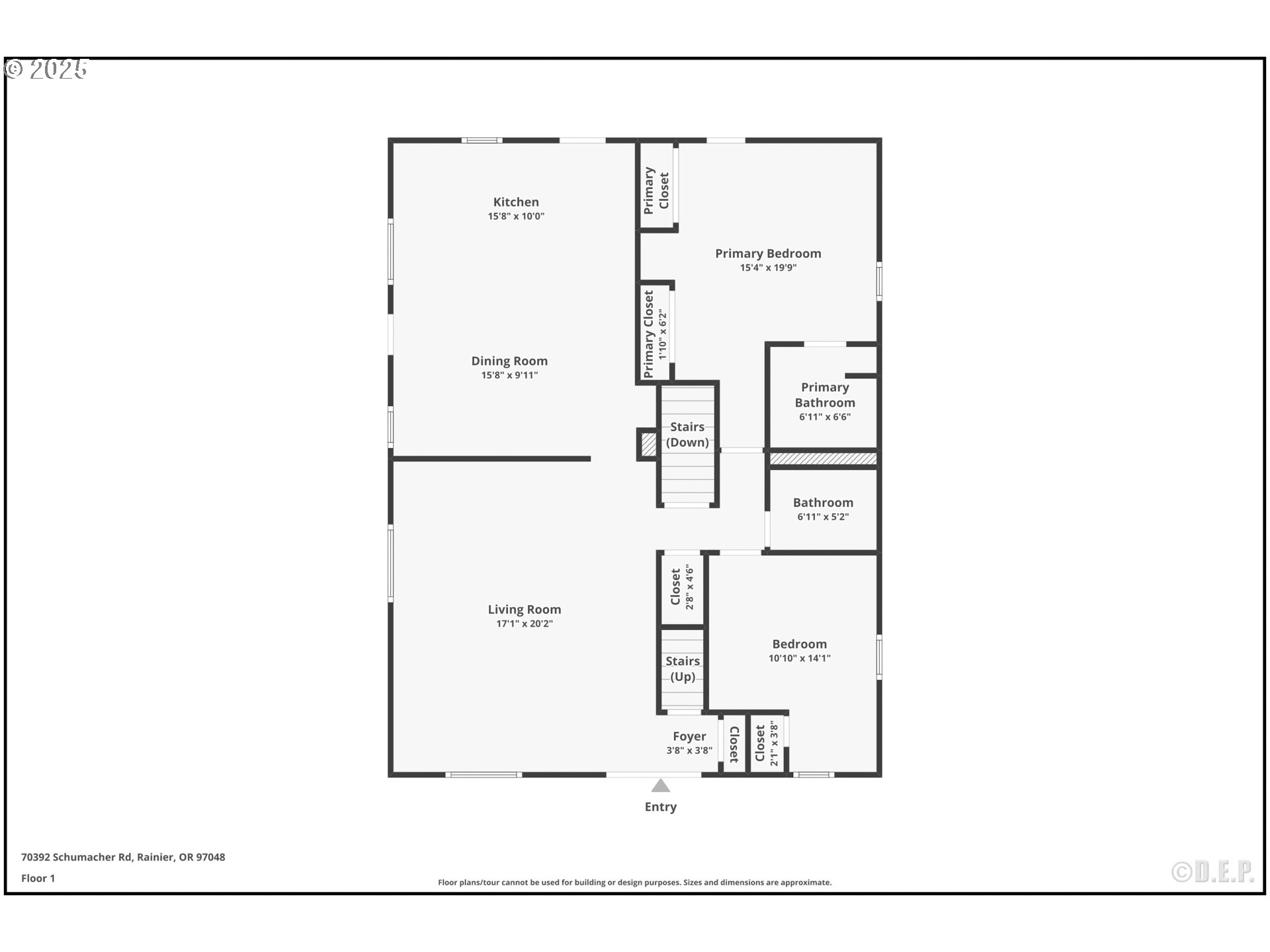 70392 Schumacher Road Rainier, OR 97048 - Photo 41 of 42 Floor Plan