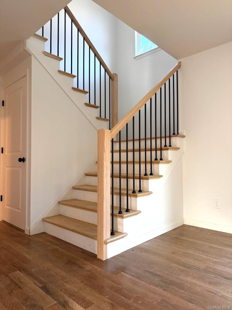 458 County Route 50 New Hampton, NY 10958 - Photo 9 of 35 Staircase with hardwood / wood-style flooring and baseboards