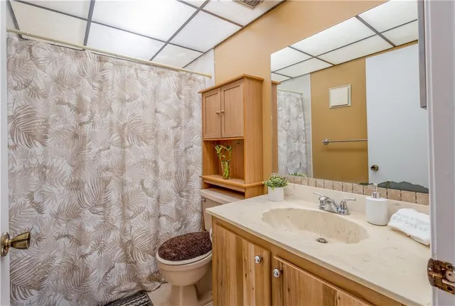 a bathroom with a sink and a toilet