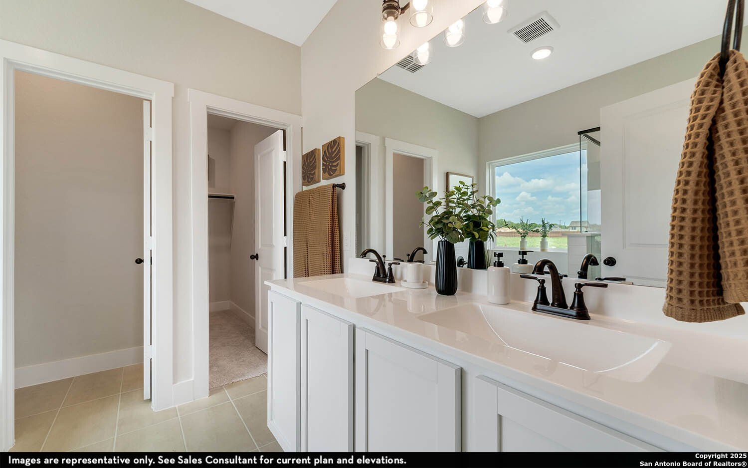408 Jills Path Seguin, TX 78155 - Photo 19 of 25 a bathroom with a sink and a mirror