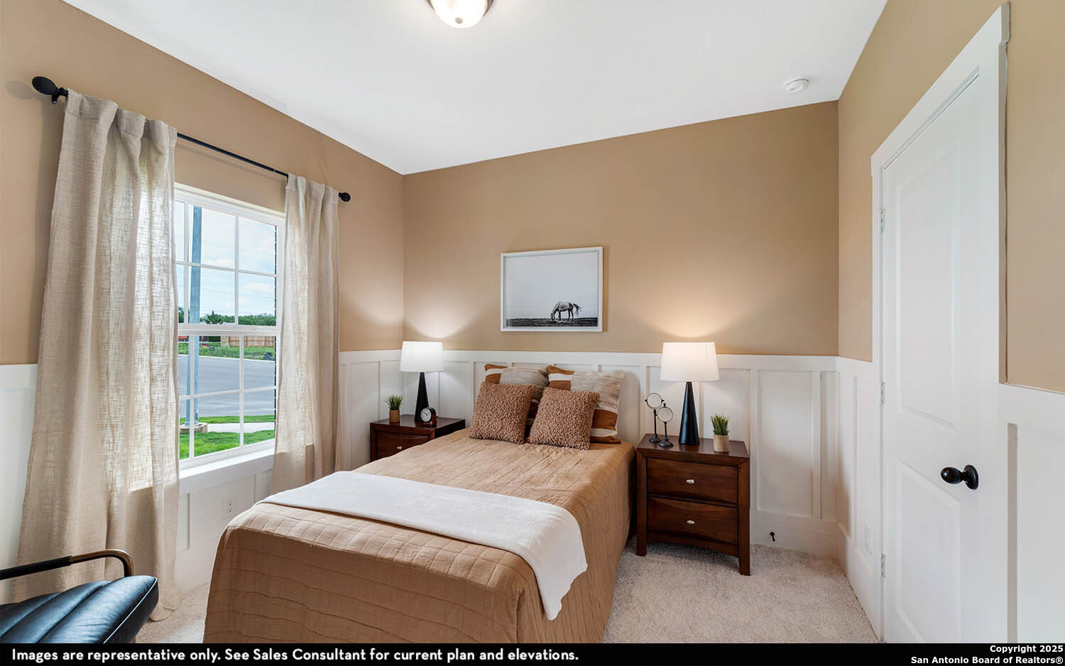 408 Jills Path Seguin, TX 78155 - Photo 24 of 25 a bedroom with a bed and a window