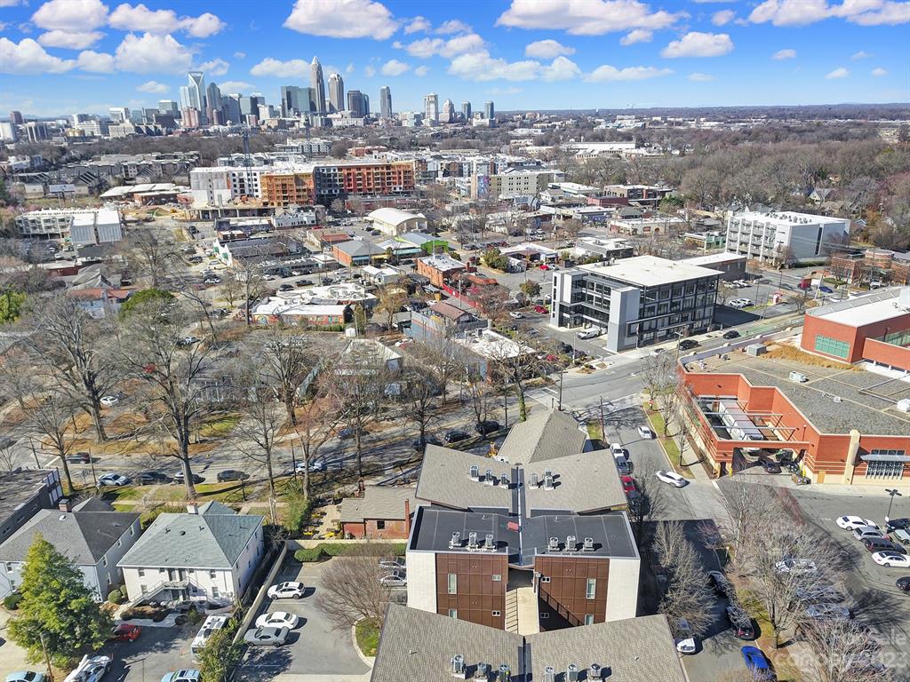 2116 McClintock Road, Unit 122 Charlotte, NC 28205 - Photo 24 of 27 an aerial view of a city