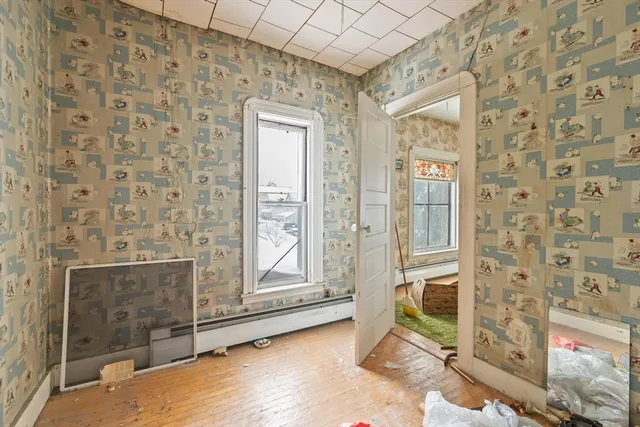 a view of front door of house with an entryway