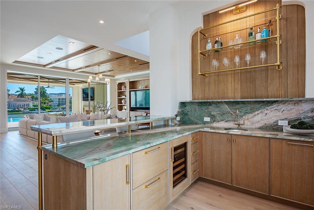 306 Springline Drive Naples, FL 34102 - Photo 25 of 50 First Level Entertainment Bar