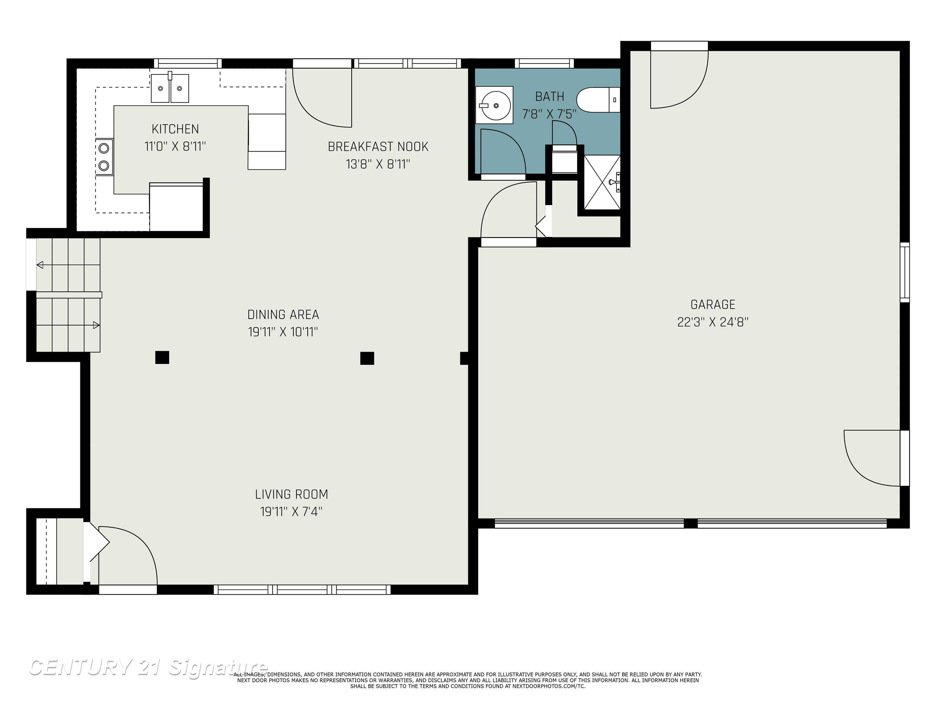 15521 Ithaca Road St. Charles, MI 48655 - Photo 31 of 33 Entry level floorplan
