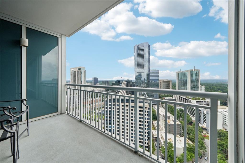 3338 Peachtree Road Northeast, Unit 3006 Atlanta, GA 30326 - Photo 27 of 35 a view of city from a balcony