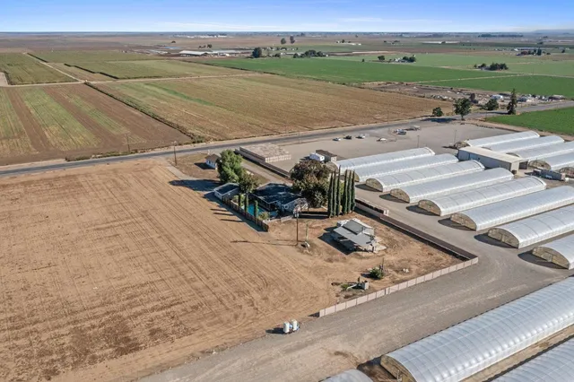 a view of a lake with a yard