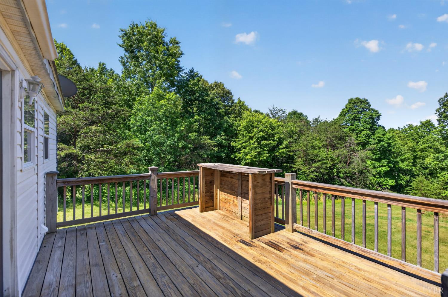 1811 Mohawk Road Gladys, VA 24554 - Photo 36 of 51 a balcony with wooden floor and fence