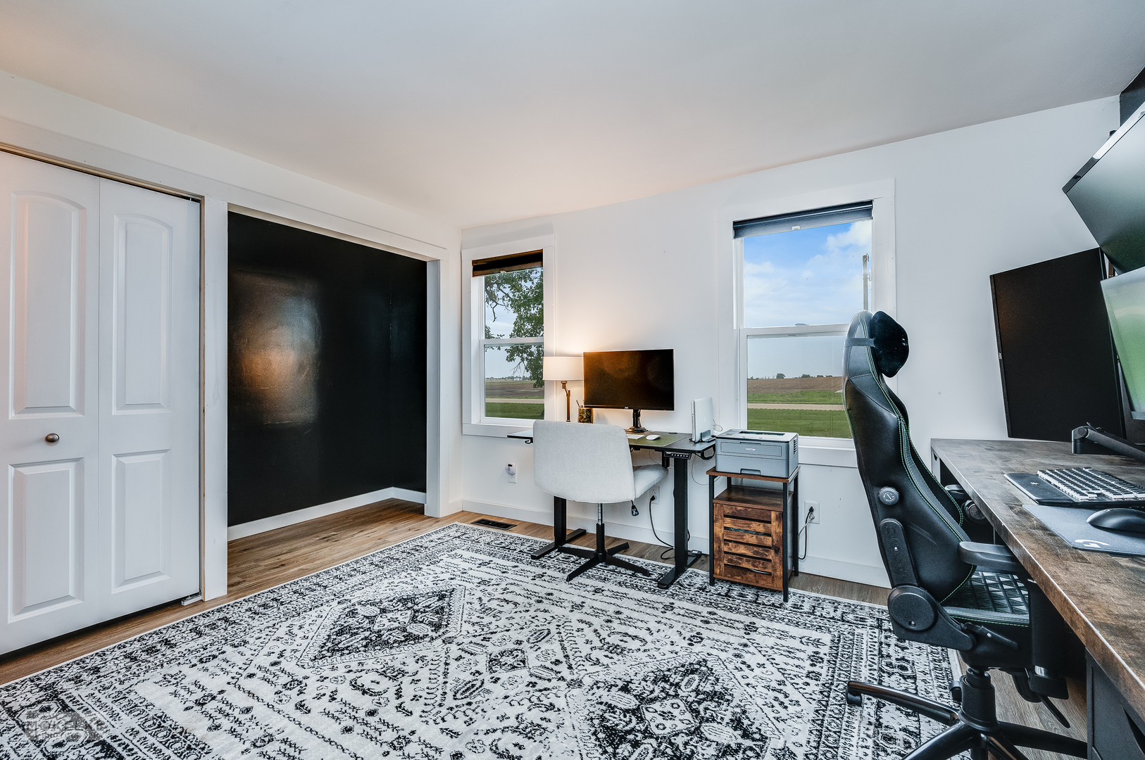 3494 Howlett Road Paw Paw, IL 61353 - Photo 14 of 47 a view of a livingroom with workspace and a window