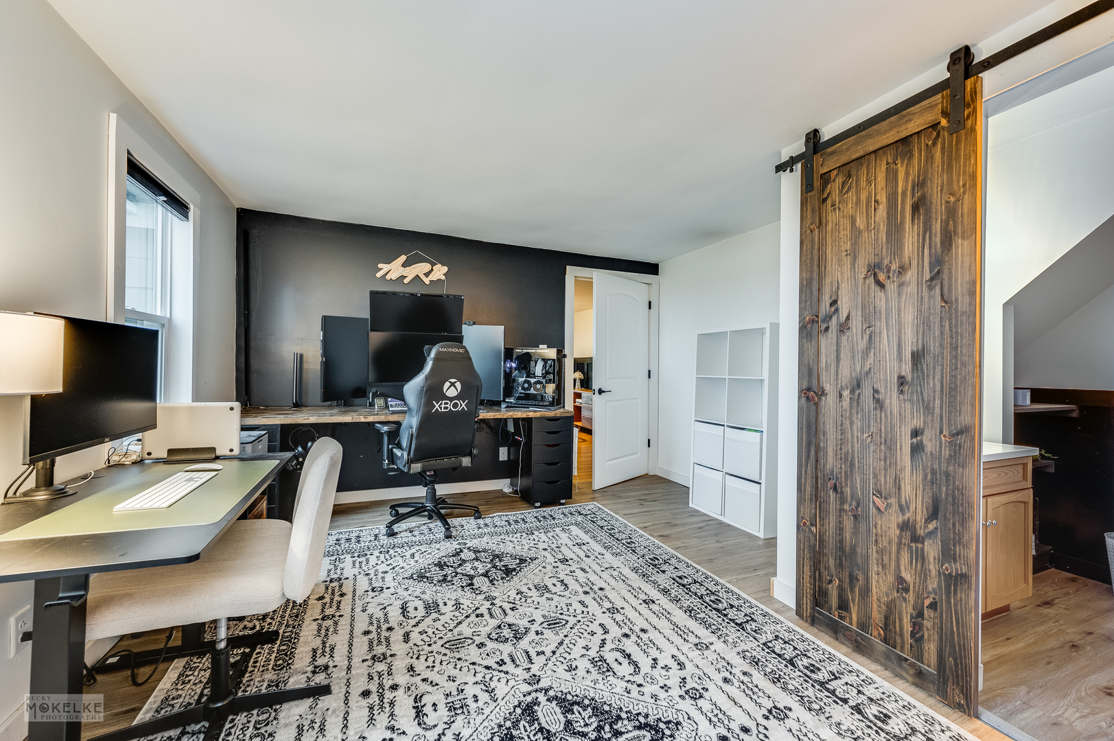 3494 Howlett Road Paw Paw, IL 61353 - Photo 15 of 47 a workspace with furniture and a flat screen tv