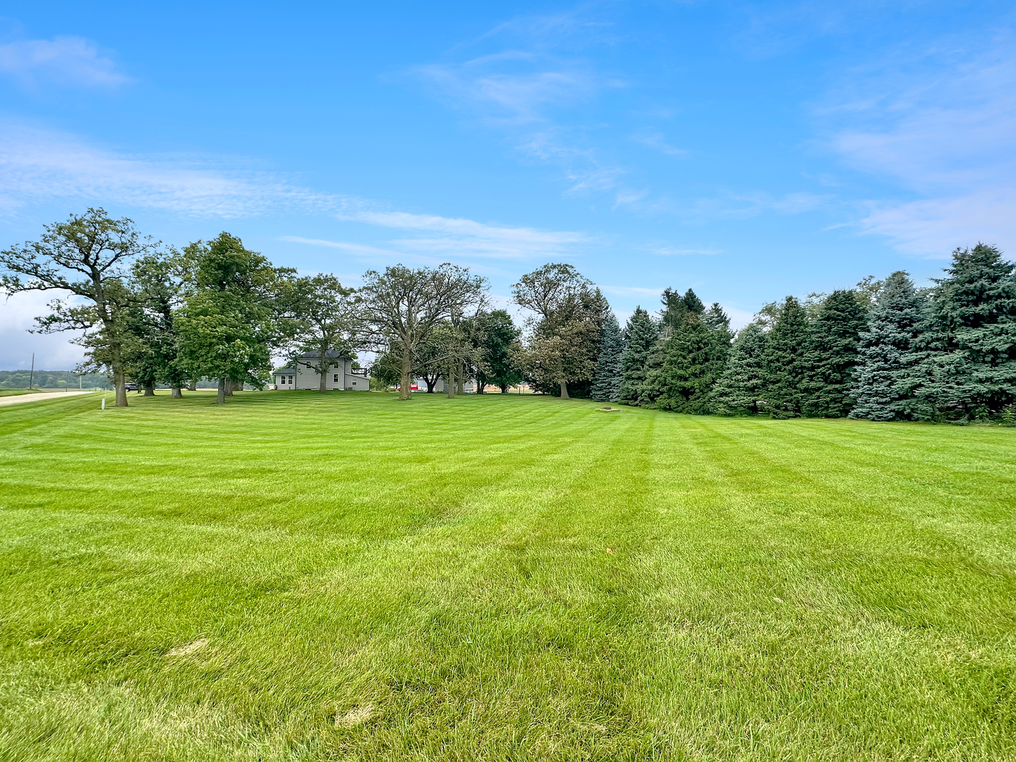 3494 Howlett Road Paw Paw, IL 61353 - Photo 41 of 47 a view of a grassy field with trees in the background