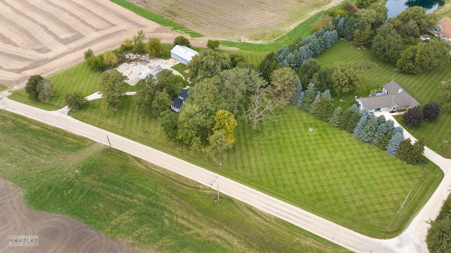 3494 Howlett Road Paw Paw, IL 61353 - Photo 46 of 47 a view of a lake from a balcony