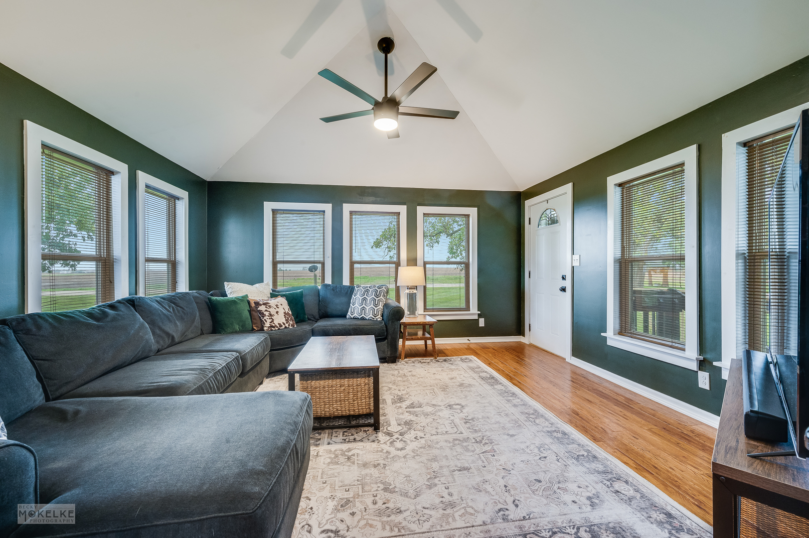 3494 Howlett Road Paw Paw, IL 61353 - Photo 6 of 47 a living room with furniture and a large window