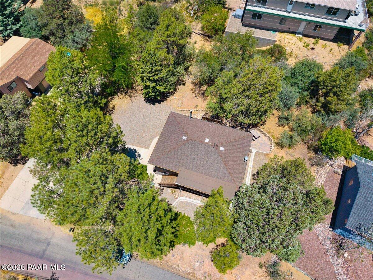 2182 West Mountain Laurel Road Prescott, AZ 86303 - Photo 19 of 25 Aerial Top