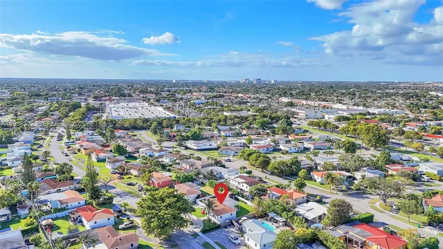 a view of city and ocean