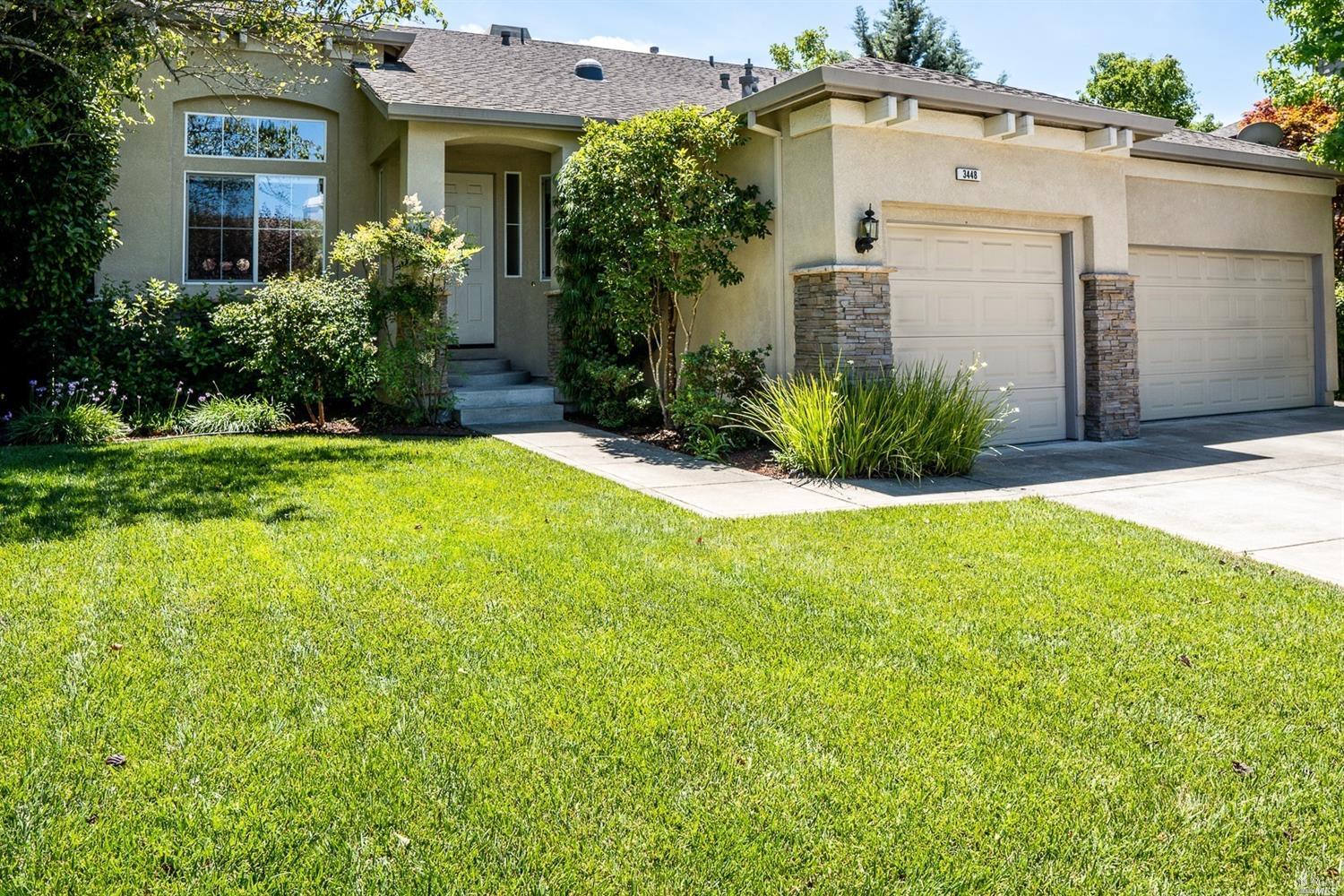 3448 Henderson Circle Santa Rosa, CA 95403 - Photo 1 of 1 The elegant facade and manicured yard.