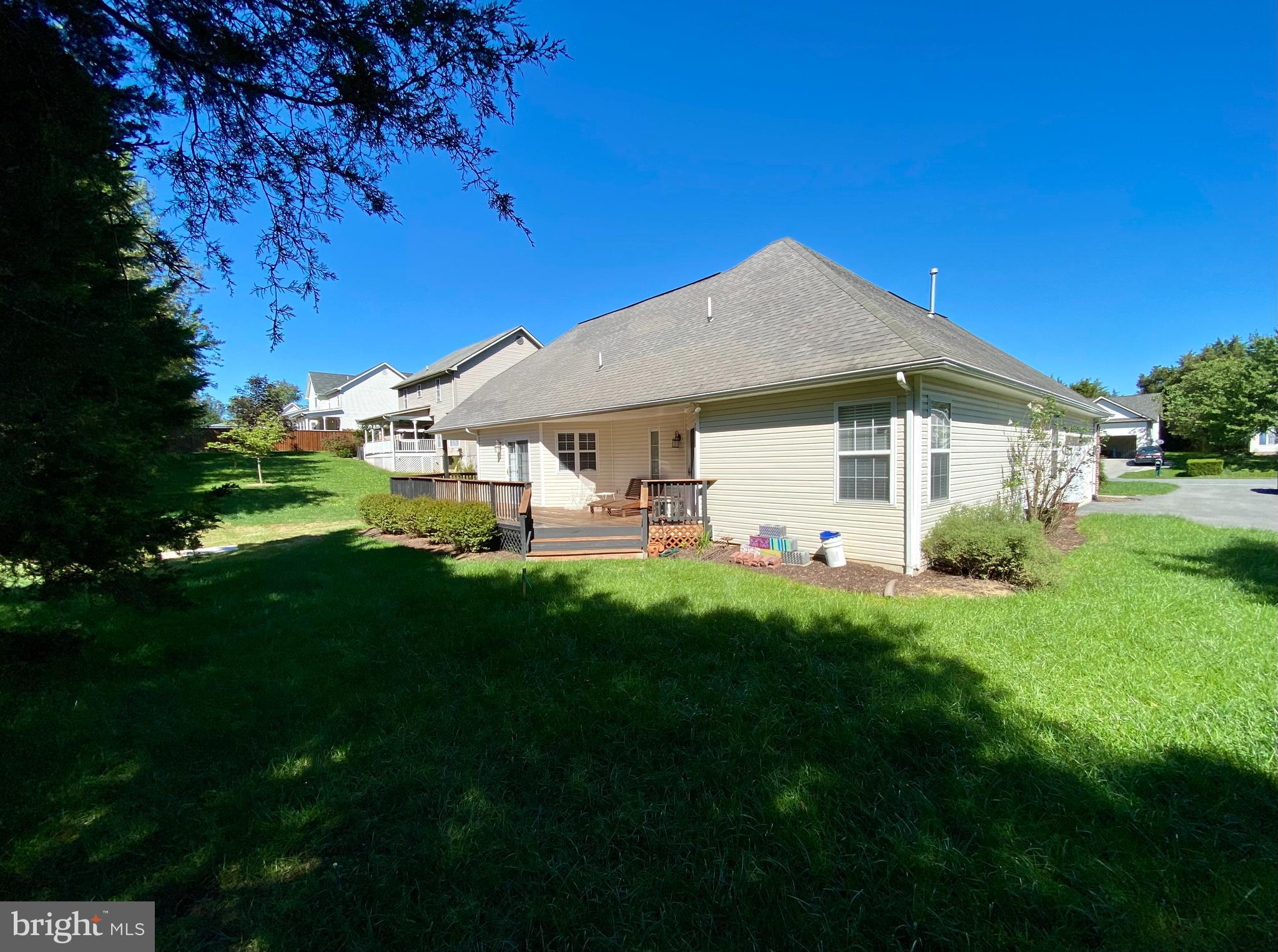 210 Canyon Road Winchester, VA 22602 - Photo 2 of 27 Rear View with 43 x 13 Deck