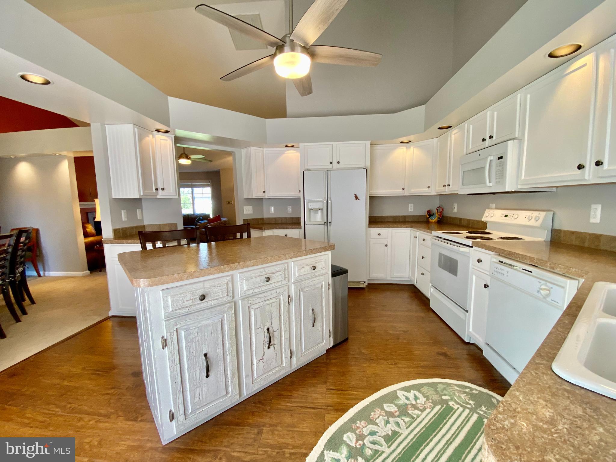 210 Canyon Road Winchester, VA 22602 - Photo 5 of 27 Kitchen with Lots of Cabinets and Vaulted Ceiling