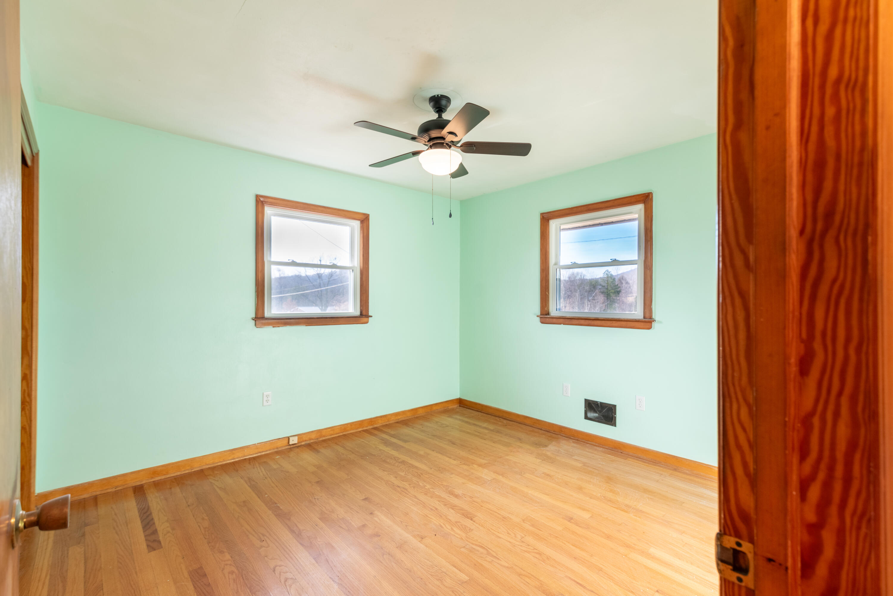 1079 Mountain Valley Road Vinton, VA 24179 - Photo 18 of 29 a view of a big room with closet and a ceiling fan