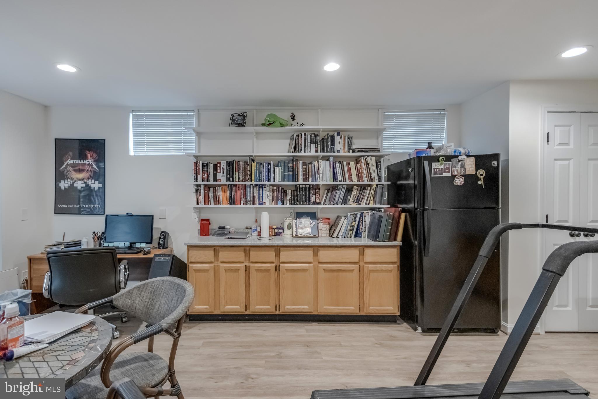 2232 Deckman Lane Silver Spring, MD 20906 - Photo 21 of 47 Built in cabinets and extra fridge