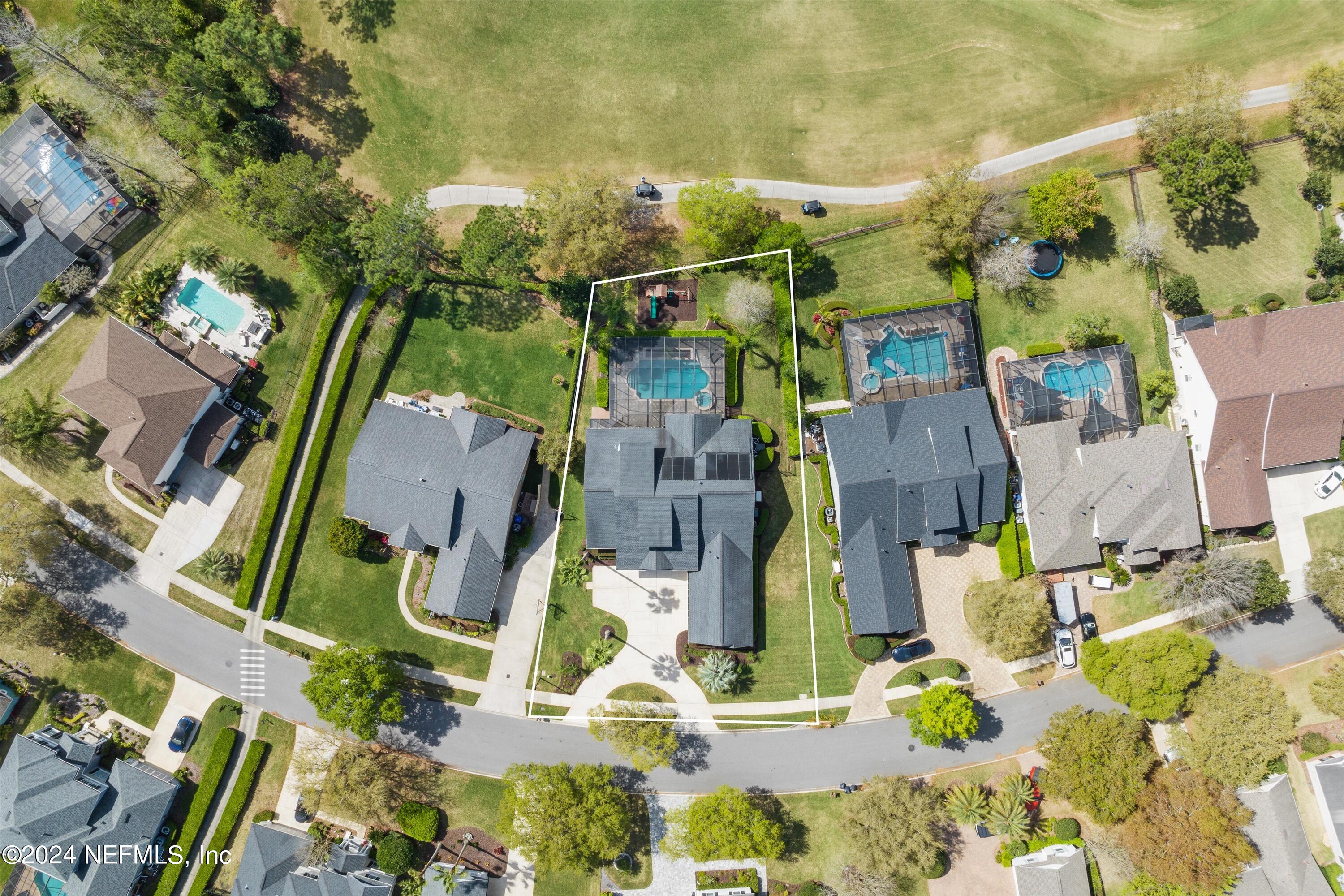 421 St Johns Golf Drive St. Augustine, FL 32092 - Photo 50 of 82 50-Birds Eye View