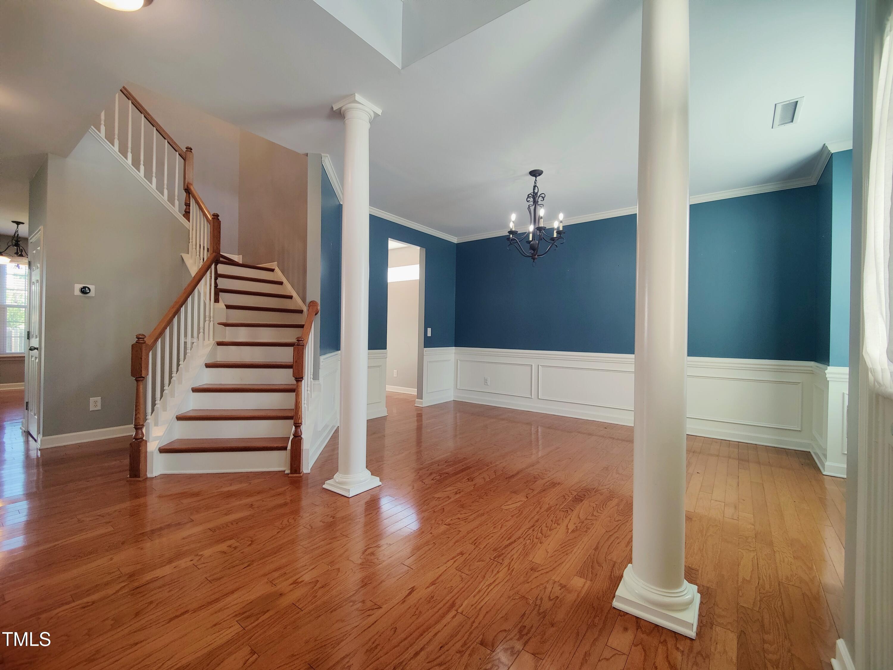 5321 Glass Ridge Road Raleigh, NC 27616 - Photo 10 of 74 Entry Foyer and Dining Room
