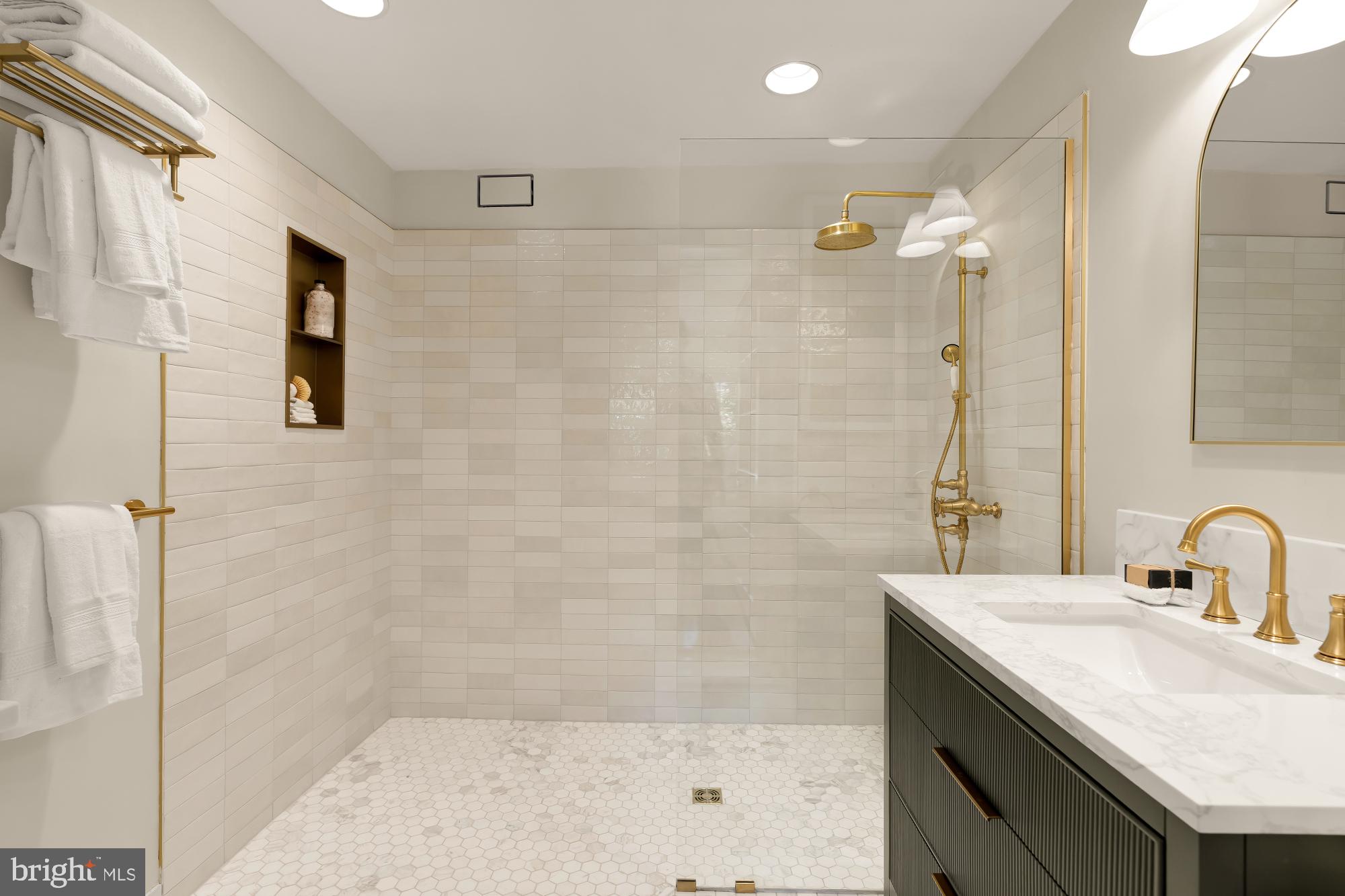 1819 Kenyon Street Northwest Washington, DC 20010 - Photo 43 of 74 Fully renovated en-suite bathroom