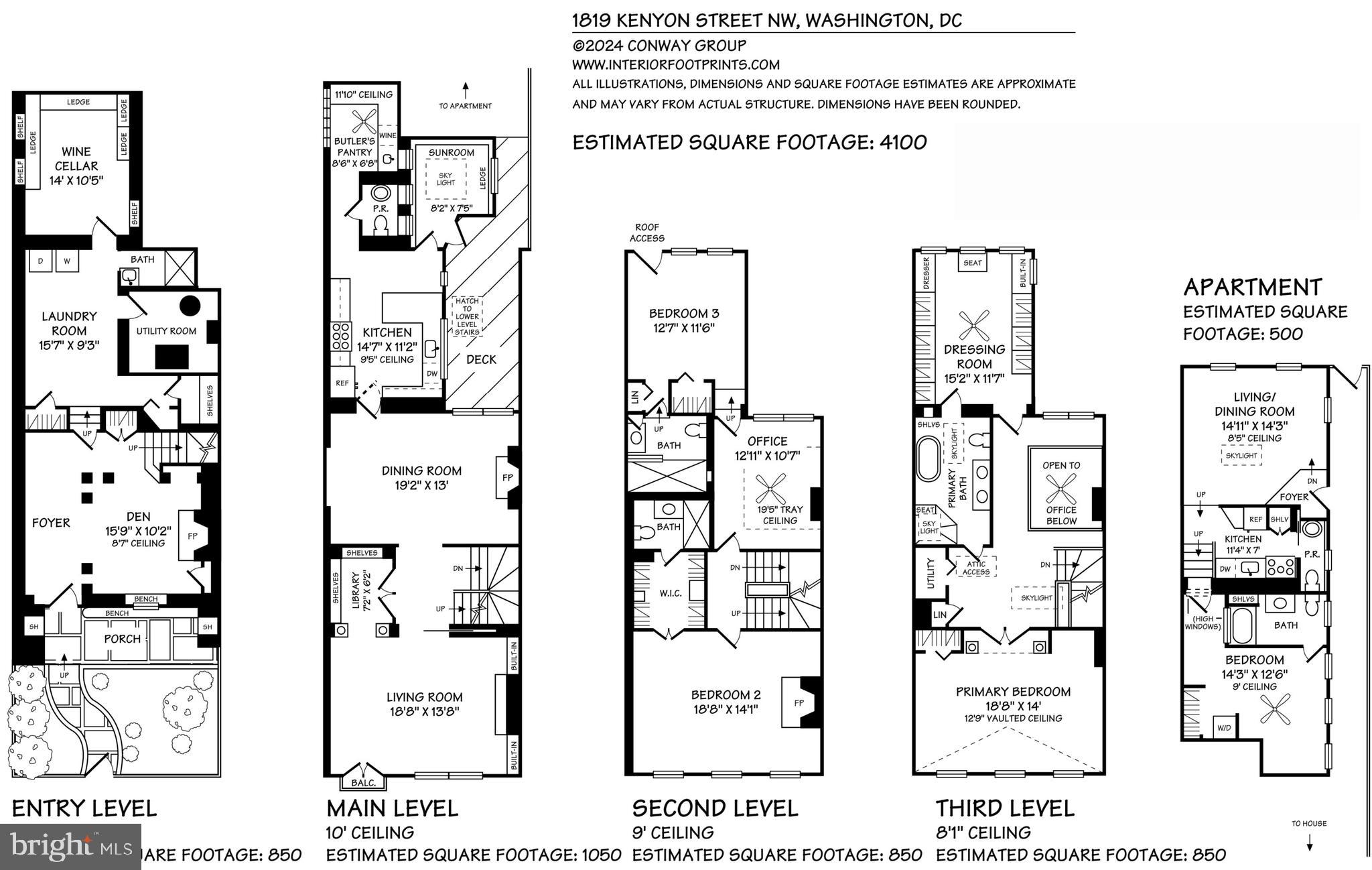 1819 Kenyon Street Northwest Washington, DC 20010 - Photo 74 of 74 Floorplans