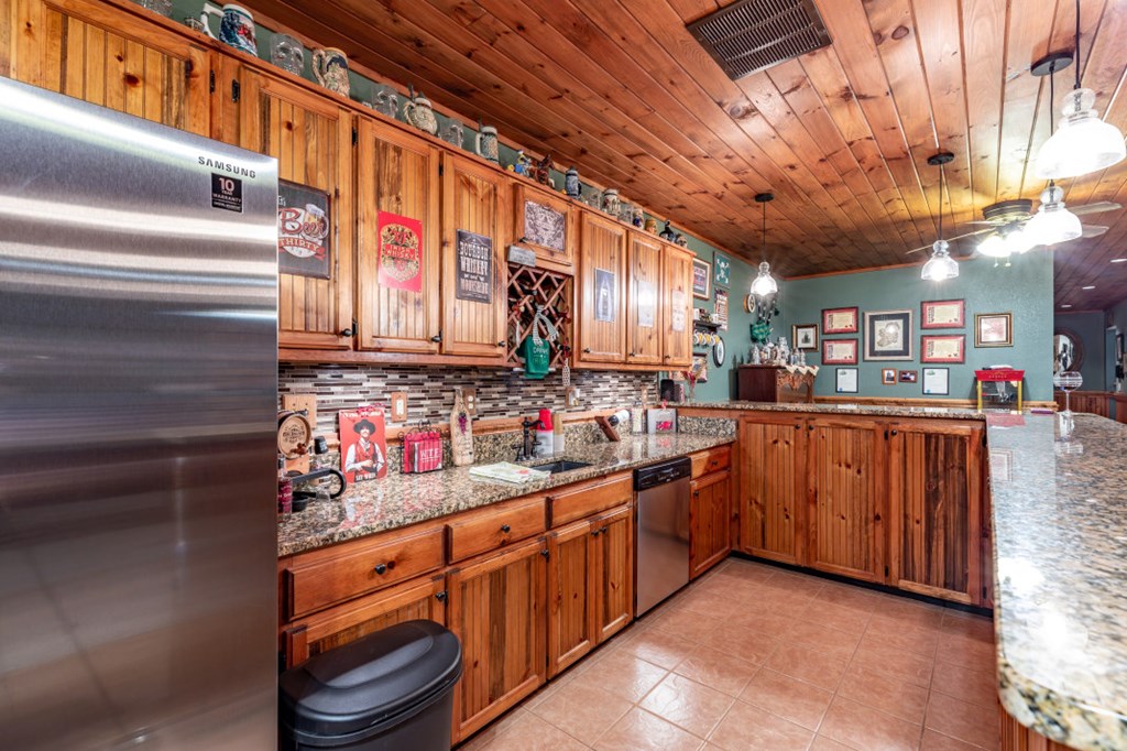 159 Apple Blossom Road Blairsville, GA 30512 - Photo 27 of 56 a kitchen with lots of counter top space